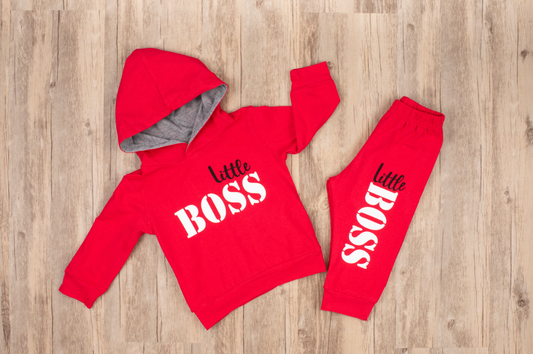 Little Boss Sweat suit